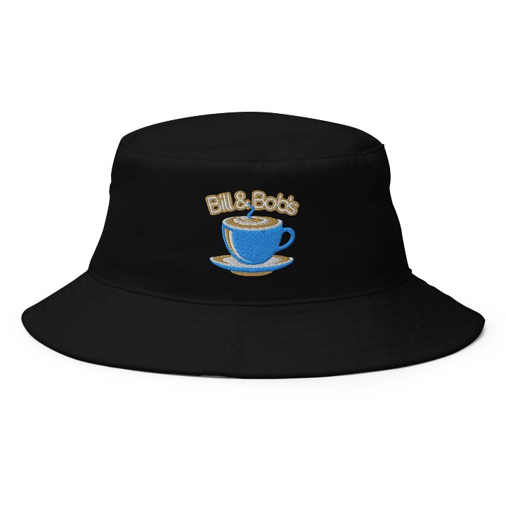 Bill & Bob's Coffee Shop | AA Sobriety Bucket Hat Agua Teal Color Design product image (1)