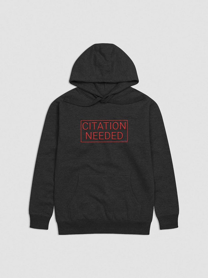 Citation Needed Embroidered Hoodie product image (5)