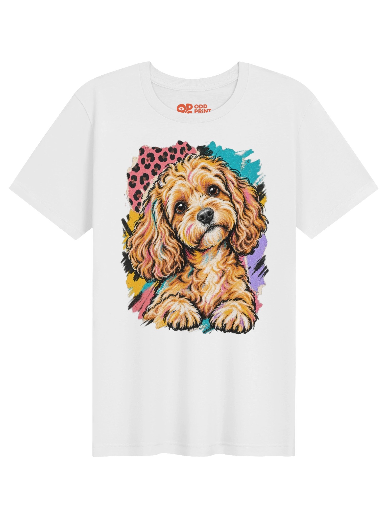 Cavoodle Colour Pop Dog T-Shirt product image (2)
