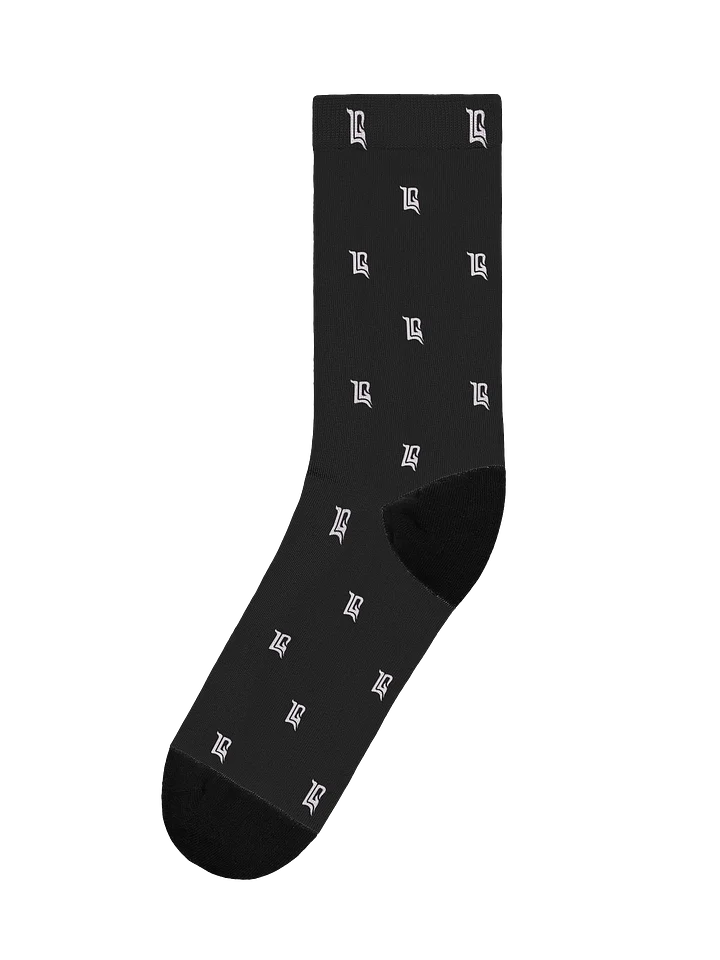 Copy of LilacGhostie Crew Sock [Matte Black] product image (1)
