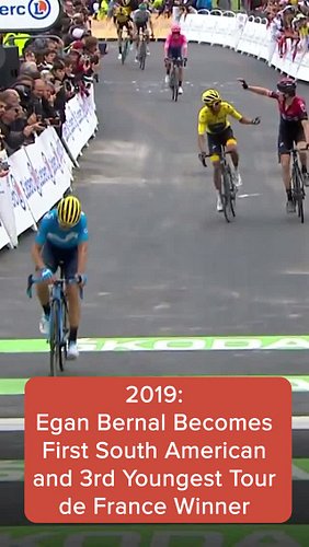 In 2019, Egan Bernal became the third-youngest winner of the Tour de France at 22 years old. Two years later, he won the Giro...