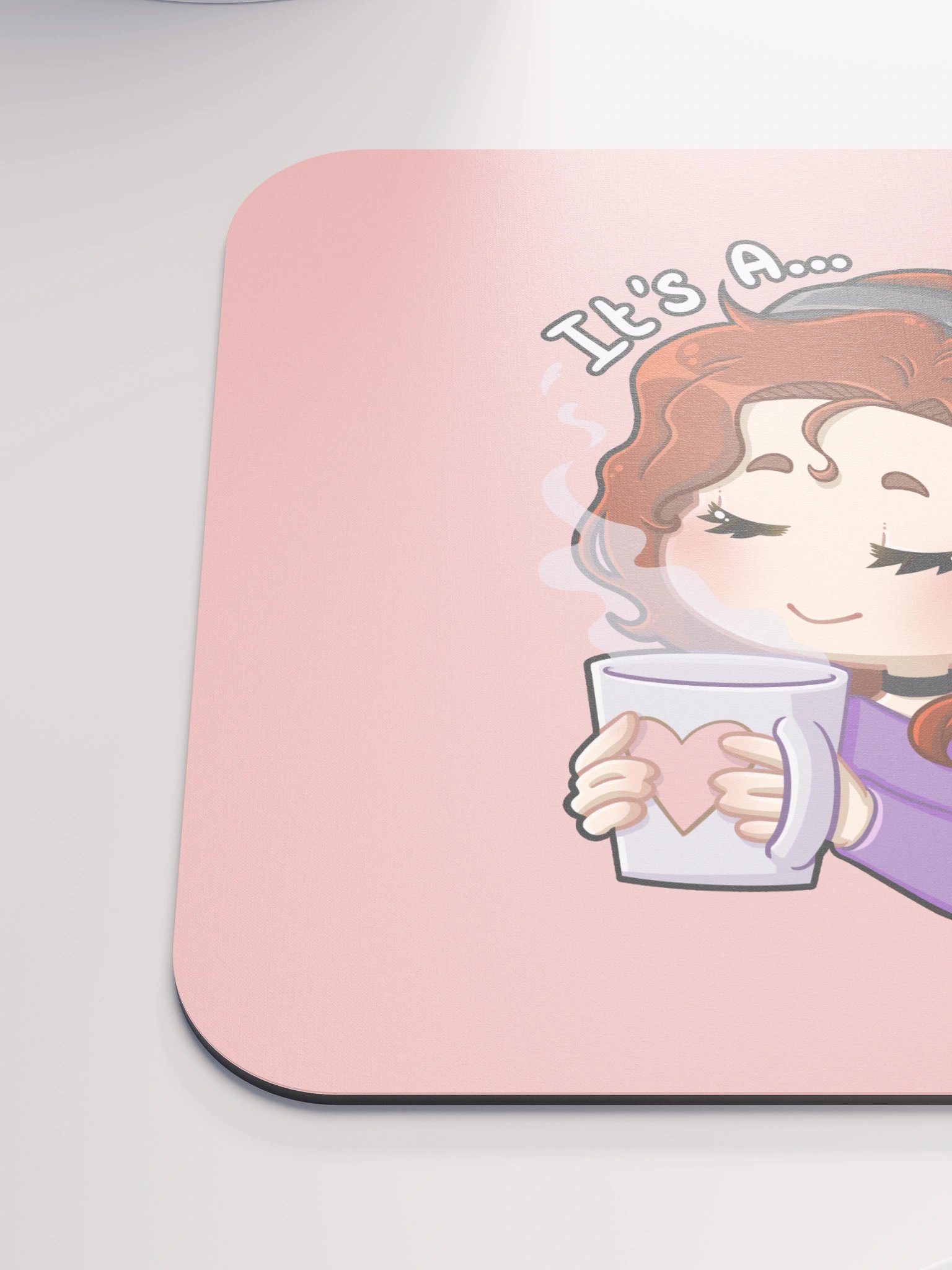 For Later mouse mat (pink) product image (6)
