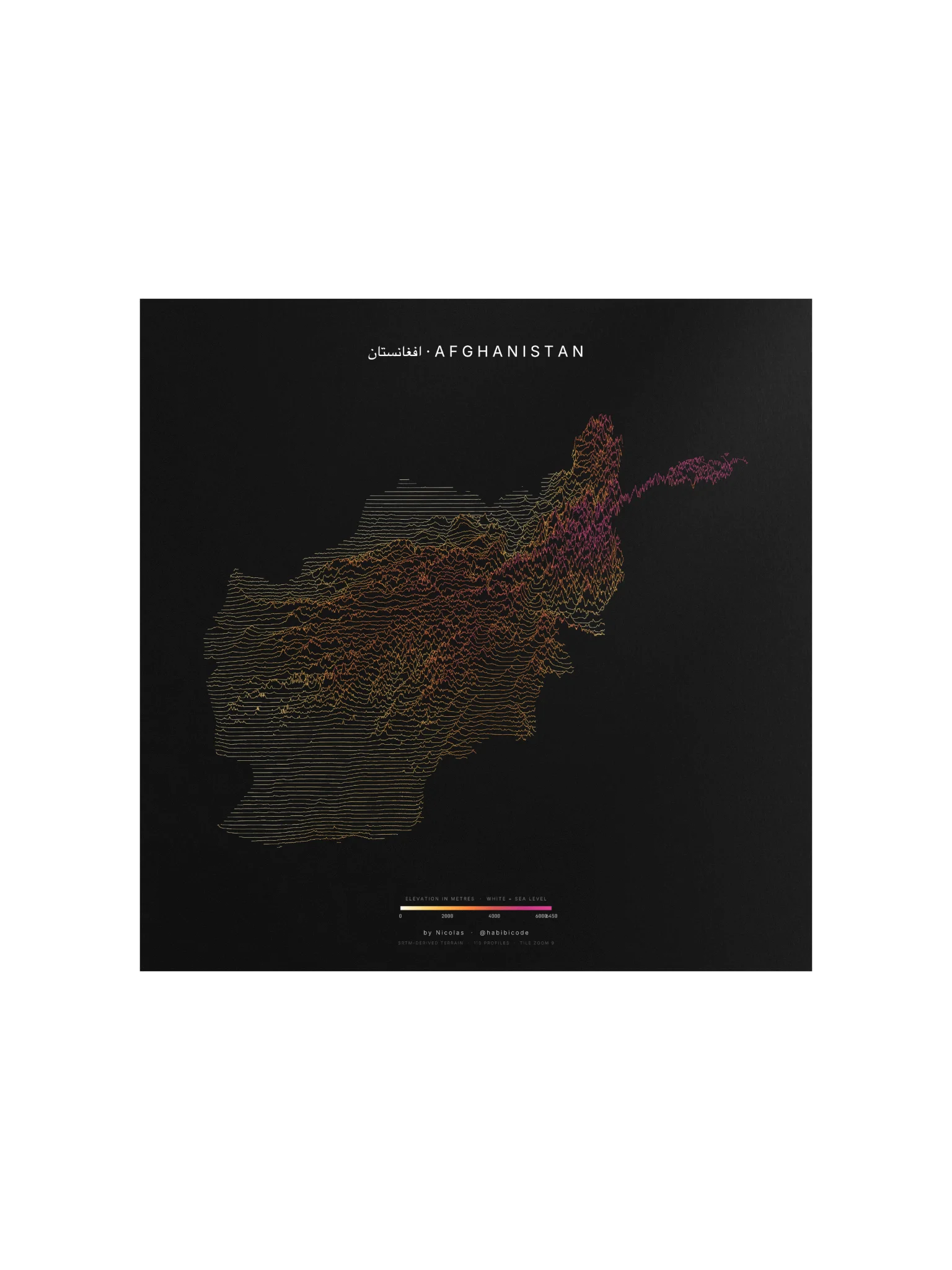 Ridgeline Poster - Afghanistan product image (1)