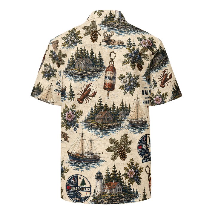 Maine Hawaiian Style Shirt product image (2)