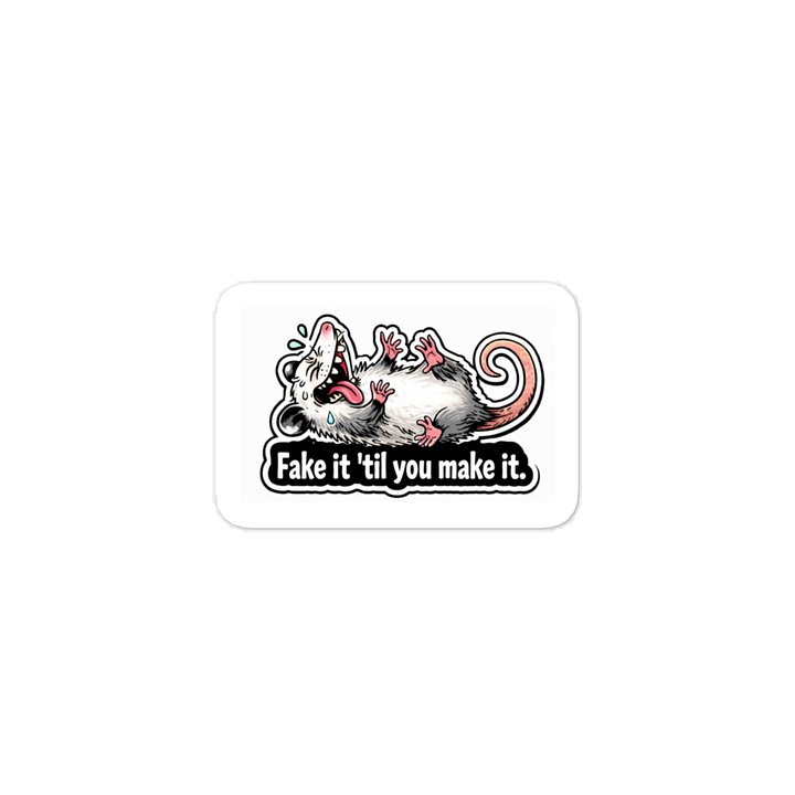 Fake It Sticker product image (1)