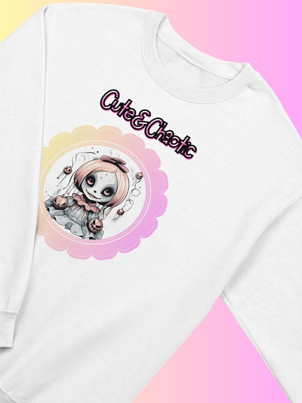 Cute & Chaotic Doll Crewneck Sweatshirt product image (1)