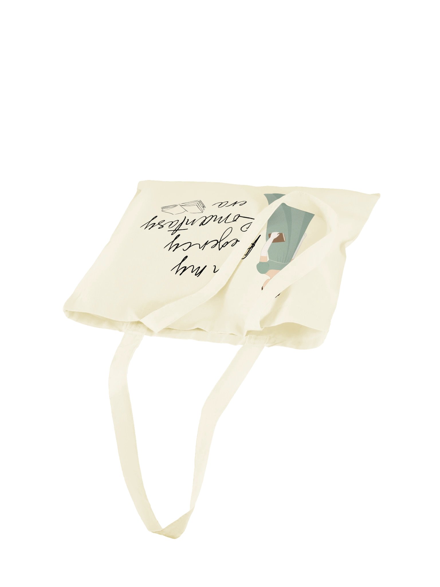 Regency Romantasy Era Tote Bag | GREEN product image (4)