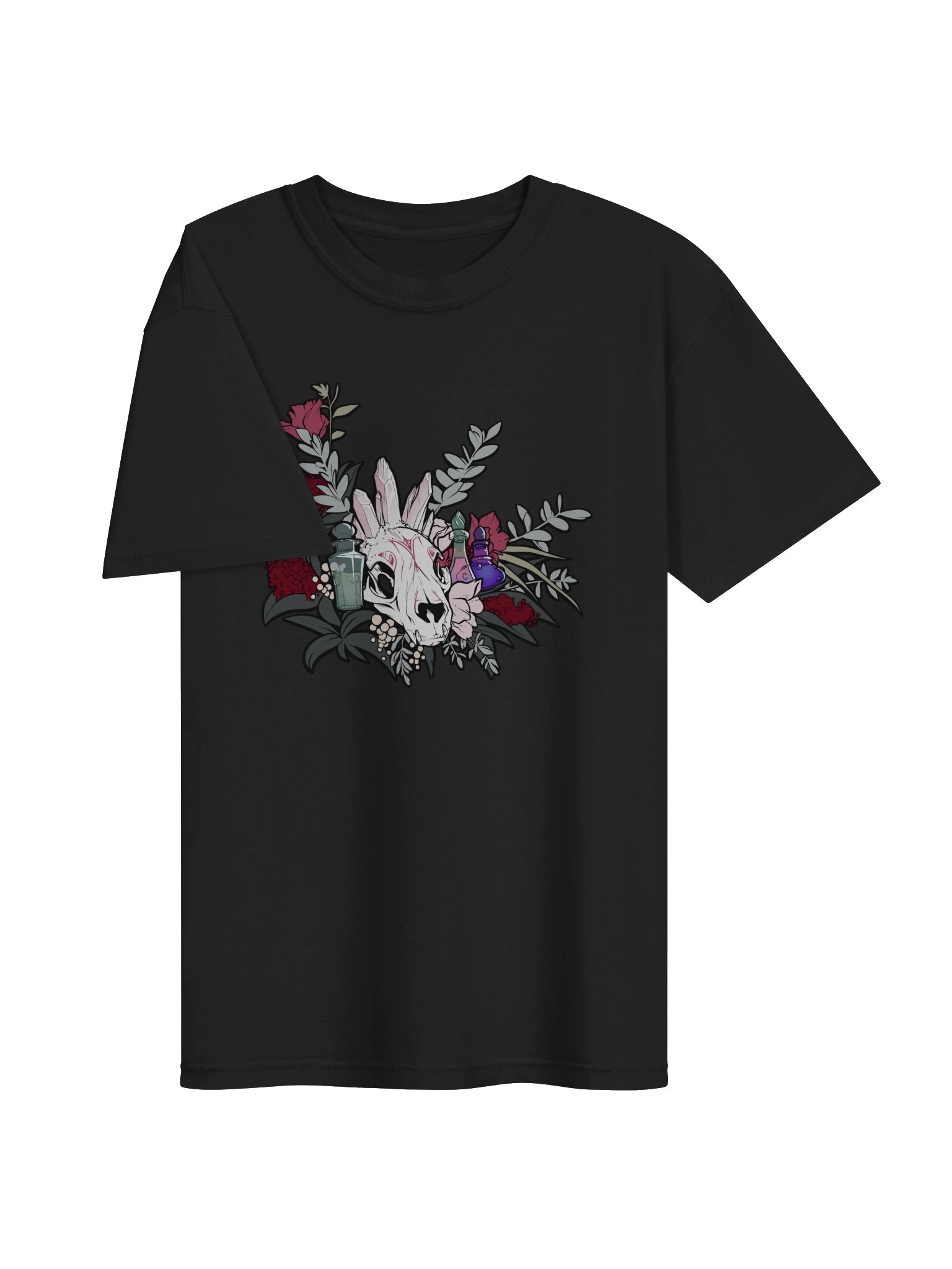 Floral Skull || Unisex T-Shirt product image (3)