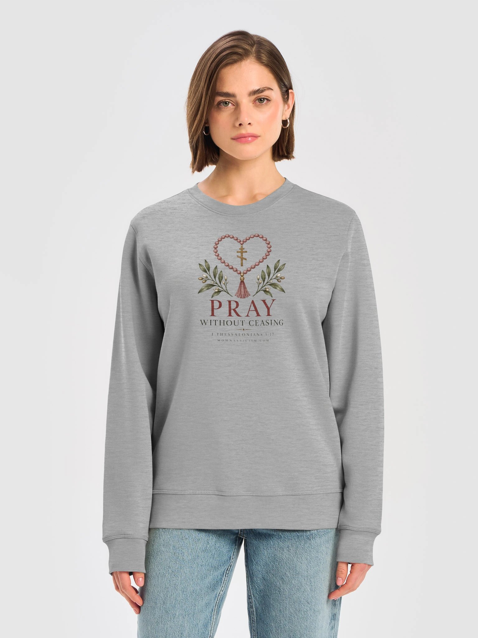 Pray Without Ceasing | Orthodox Prayer Sweatshirt product image (9)