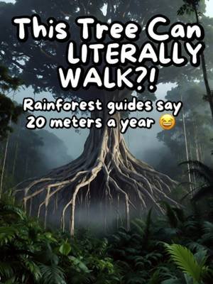 The Tree That Can Literally Walk? #validsource #walkingtrees🌳 #isthattruee? #mythorfact