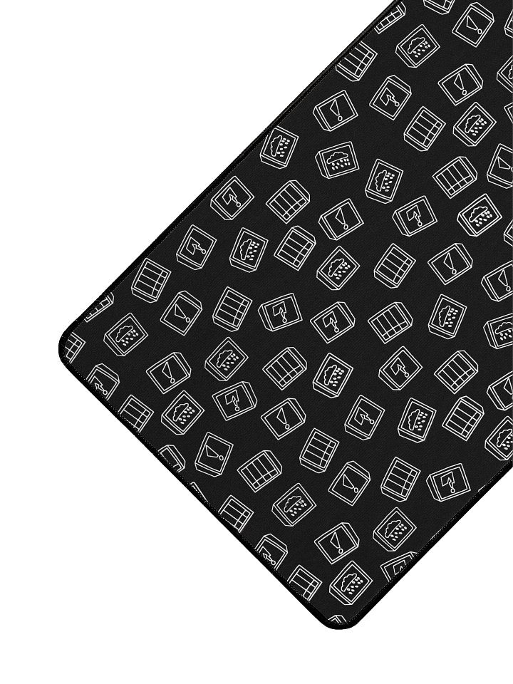 TV Pattern Desk Mat - Noir product image (2)