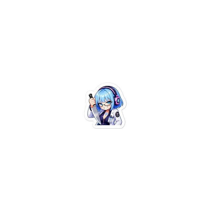 Lady Frost Knife Emote - Die Cut Sticker product image (2)