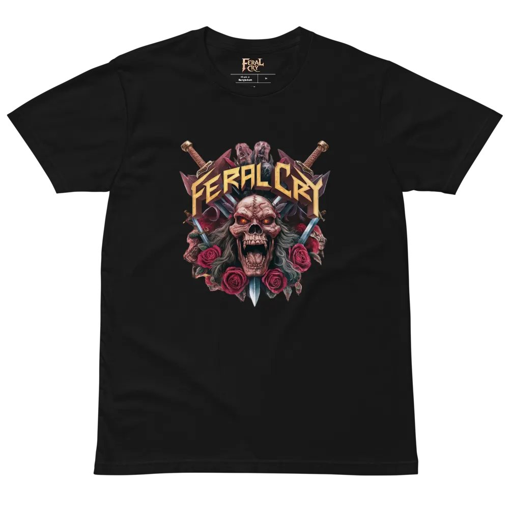 Sinister Skull and Roses Unisex T-Shirt product image (5)