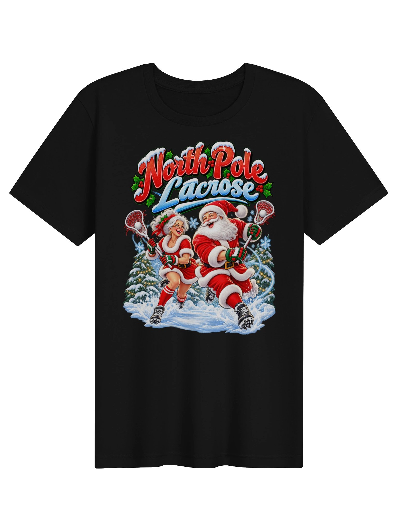 NORTH POLE LACROSSE — SANTA & MRS. CLAUS HIT THE FIELD product image (1)