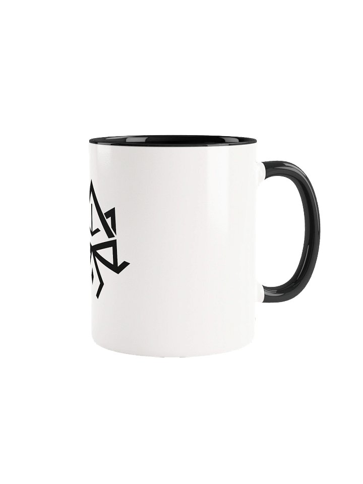 Arcadia Dual Color Mug [White; Black Logo] product image (2)