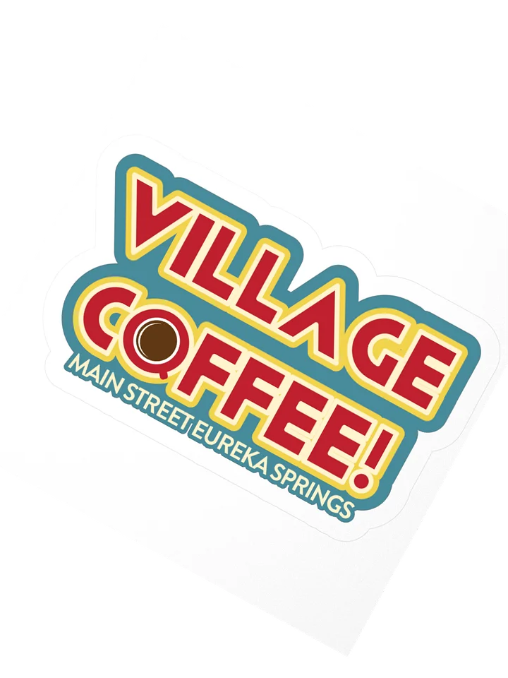 Village Coffee Kiss Cut Stickers product image (4)