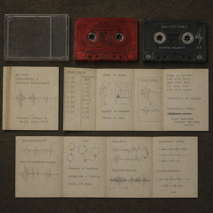 AW-021: Loreta Svein - Sprachfeld 2 (Konkrete Modulationen) (Digital Album - 320 kbps MP3) product image (2)