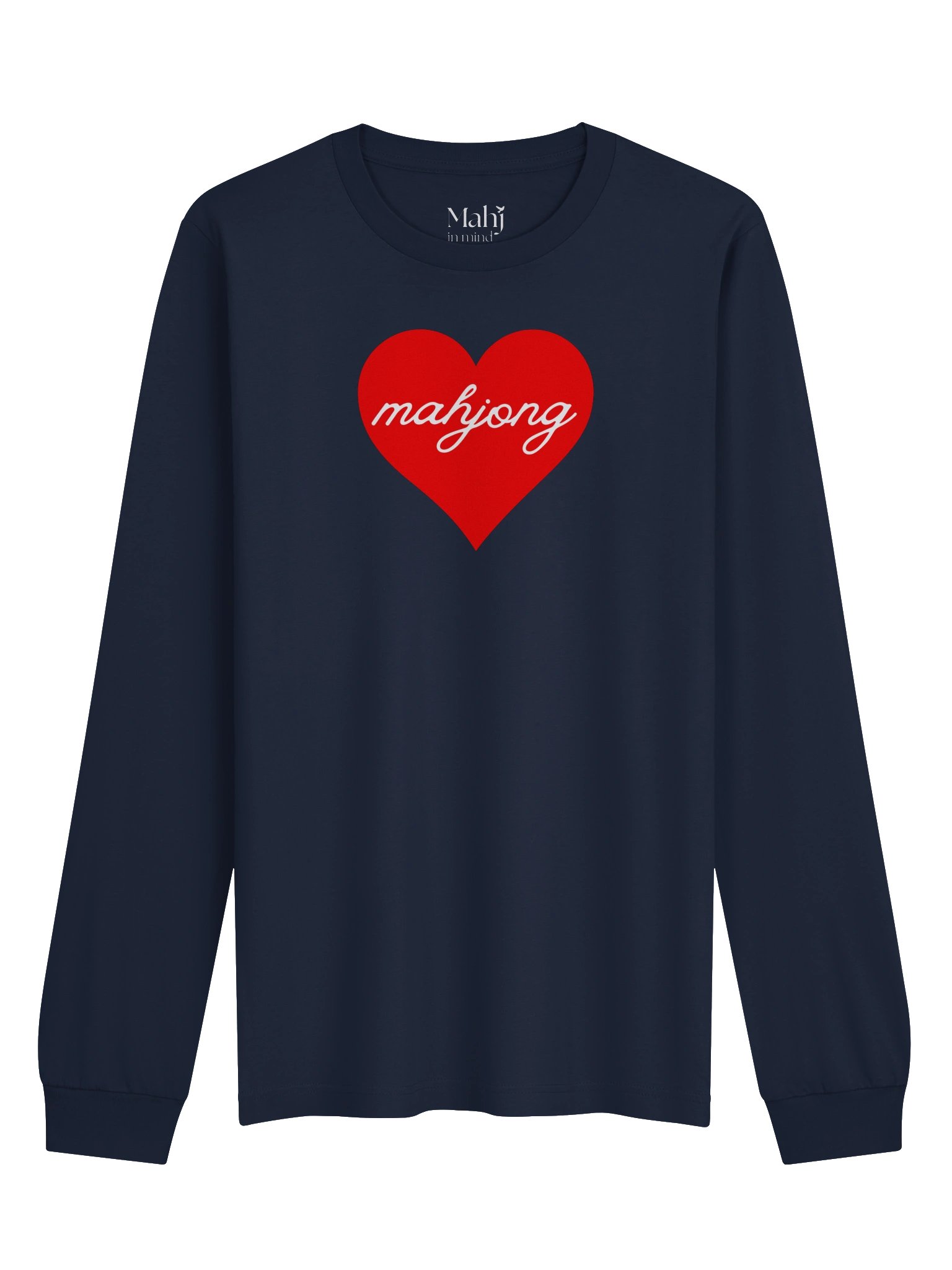 Mahjong Heart Long Sleeve Tee product image (1)