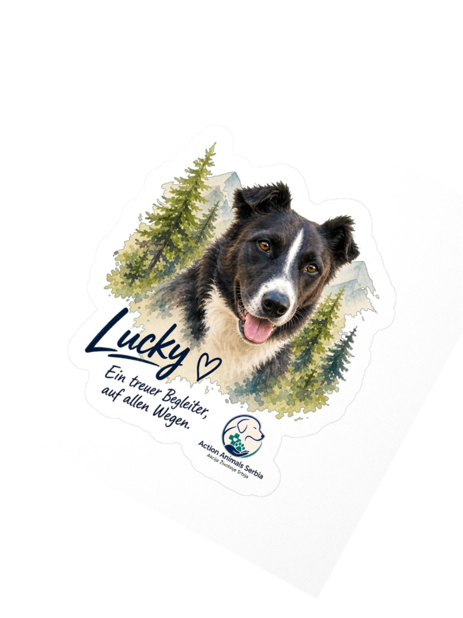 Lucky Forest – Treuer Begleiter Sticker product image (2)