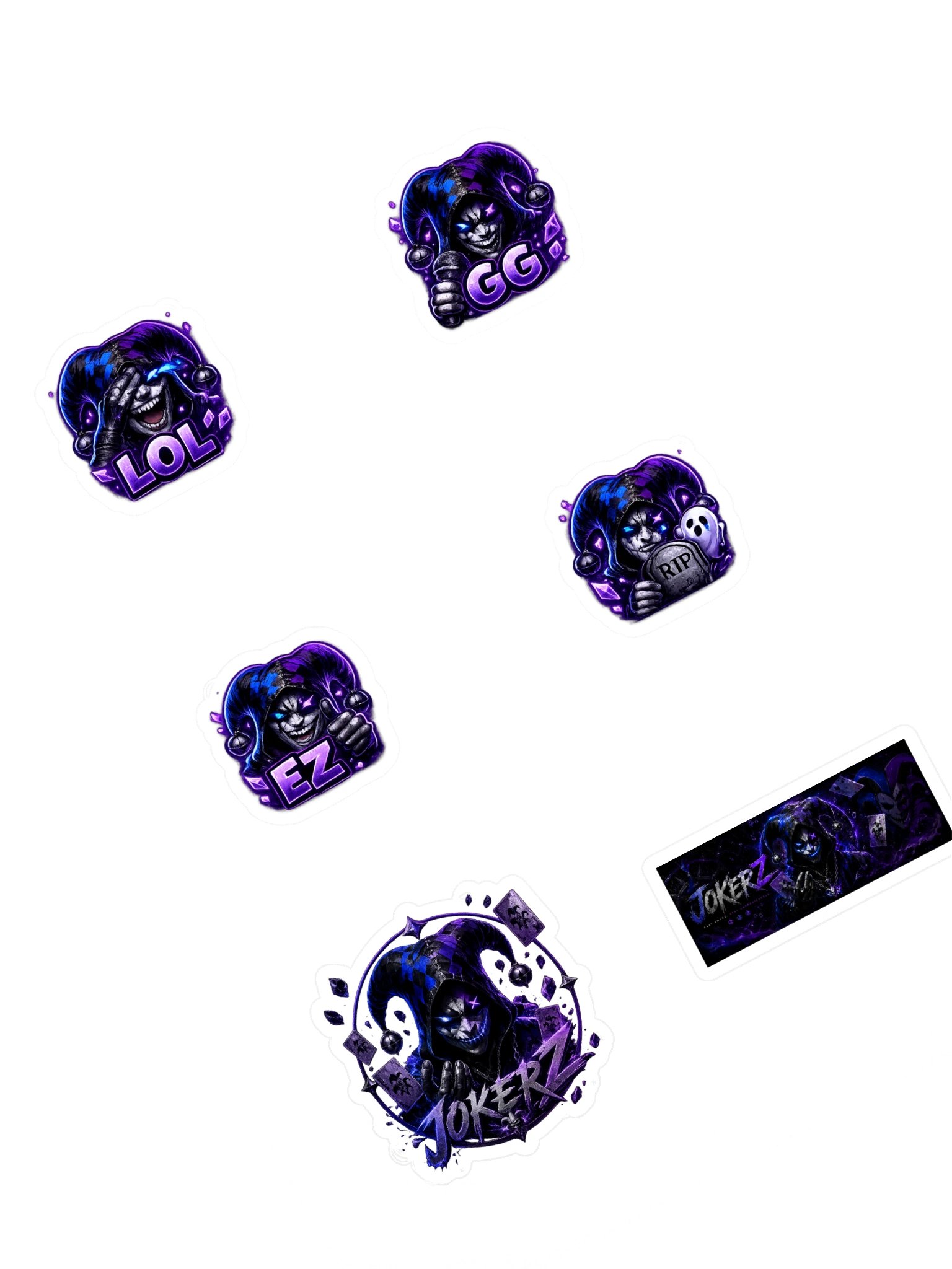 JokerZ Sticker Sheet product image (1)