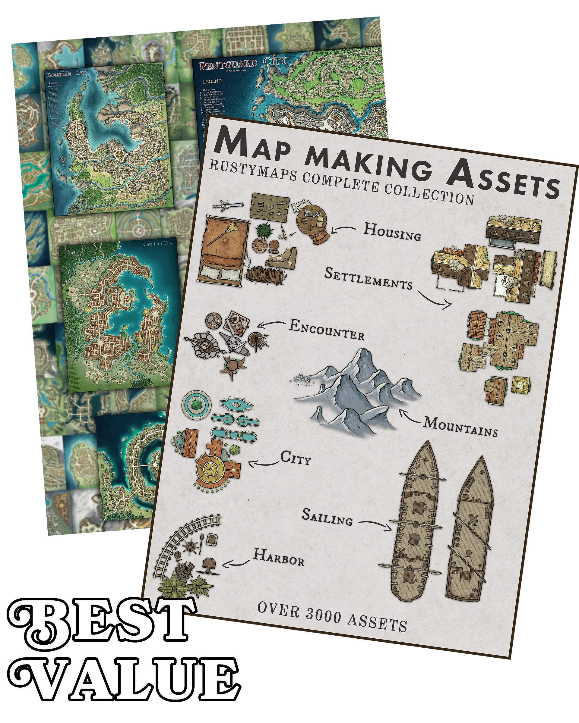 City Pack + Map Maker - SPECIAL OFFER product image (1)