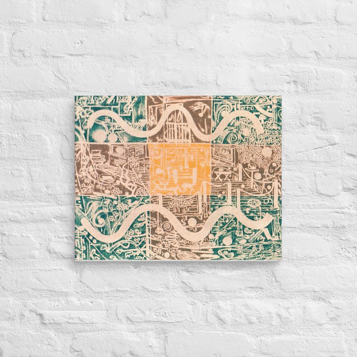 When Everything Is It (Cabin Painting) (1996) on canvas product image (2)