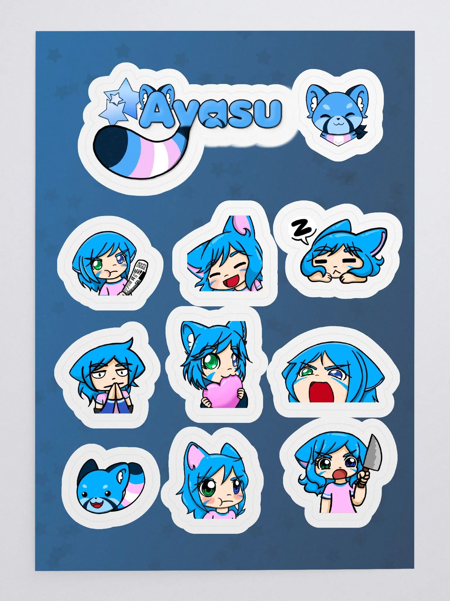 Ayasu Emote Stickers product image (3)