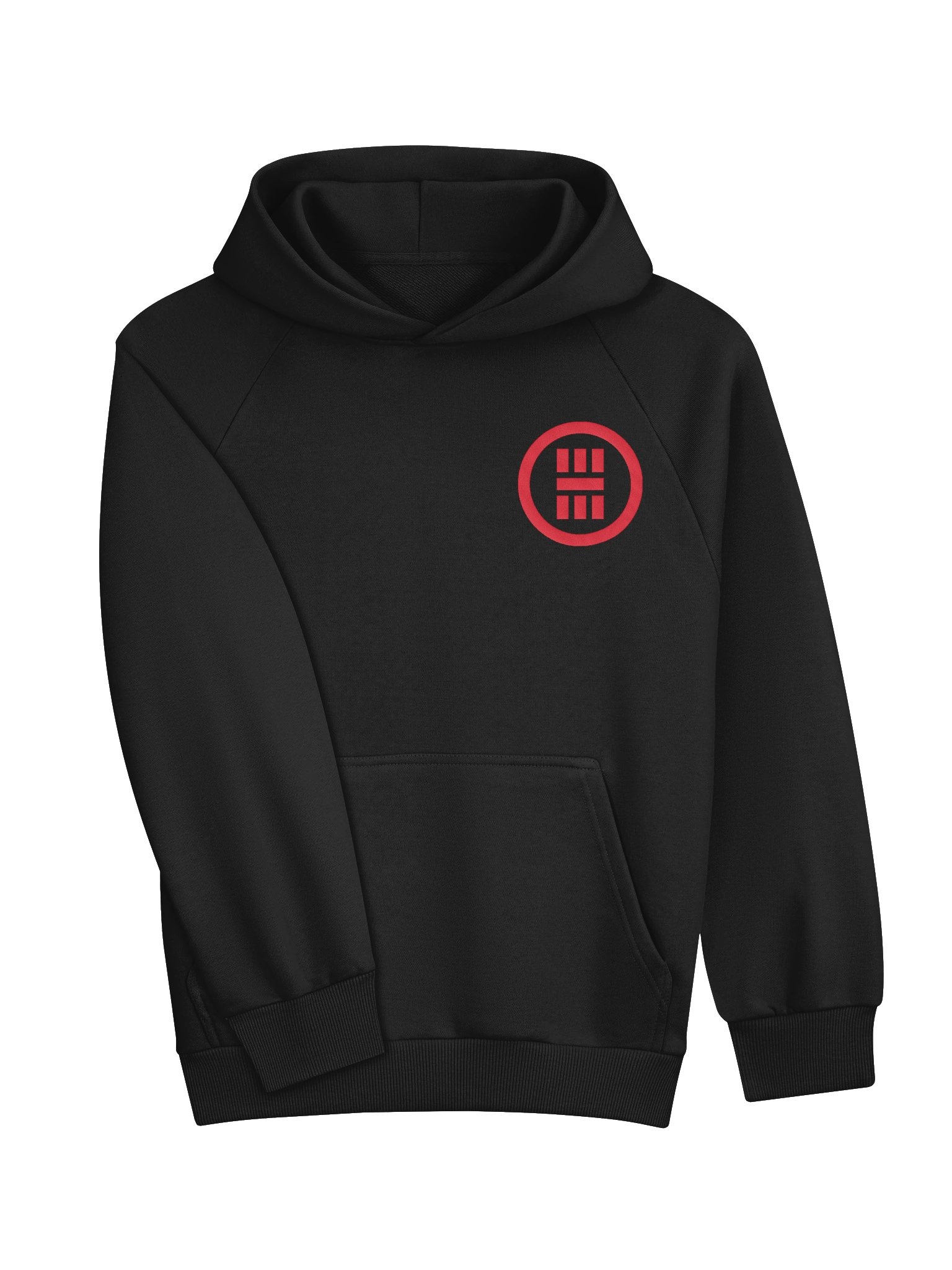 NAKAMA Embroidered Kamon Heavy Hoodie (red/black) product image (3)