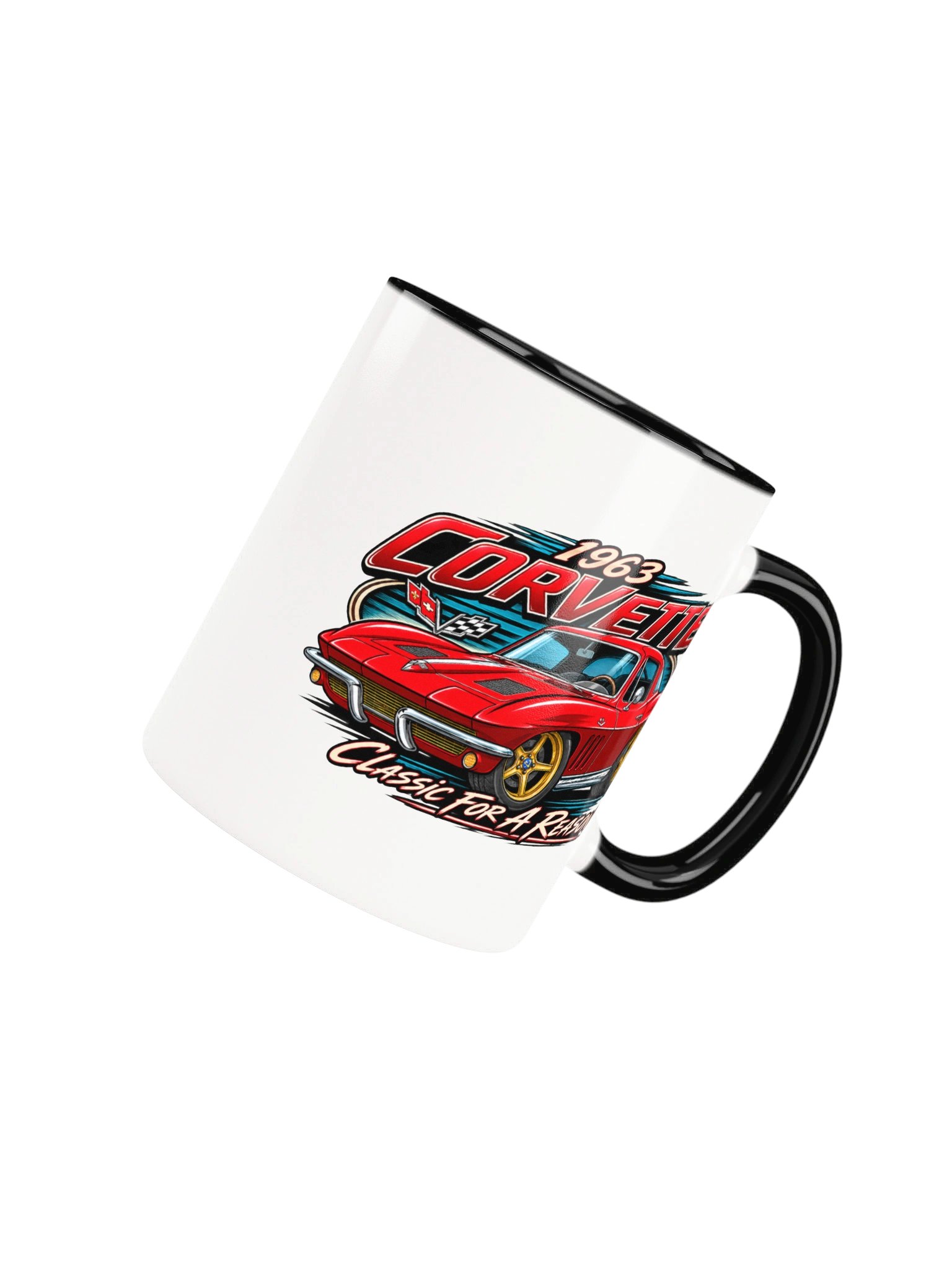 1963 Corvette – Classic in Red Two-Tone Mug product image (32)