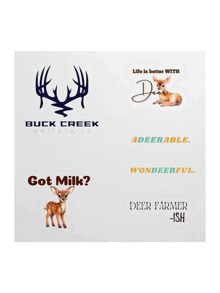Buck Creek Mini Sticker Set product image (1)