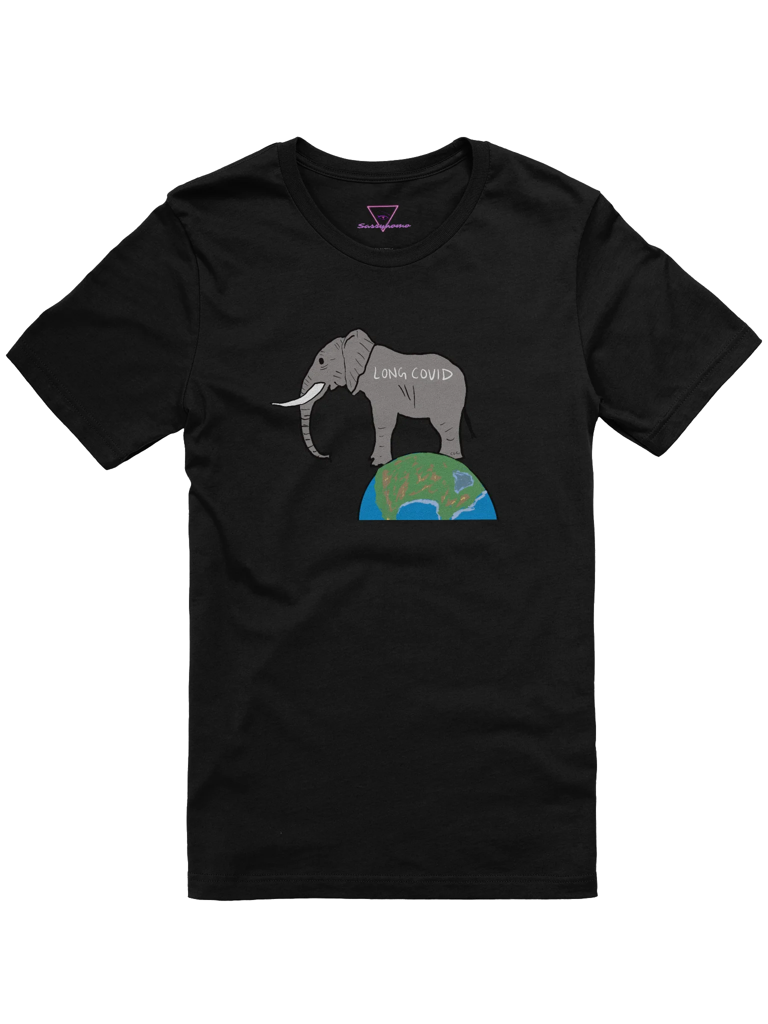 Elephant In The Room tee (Long Covid) product image (1)