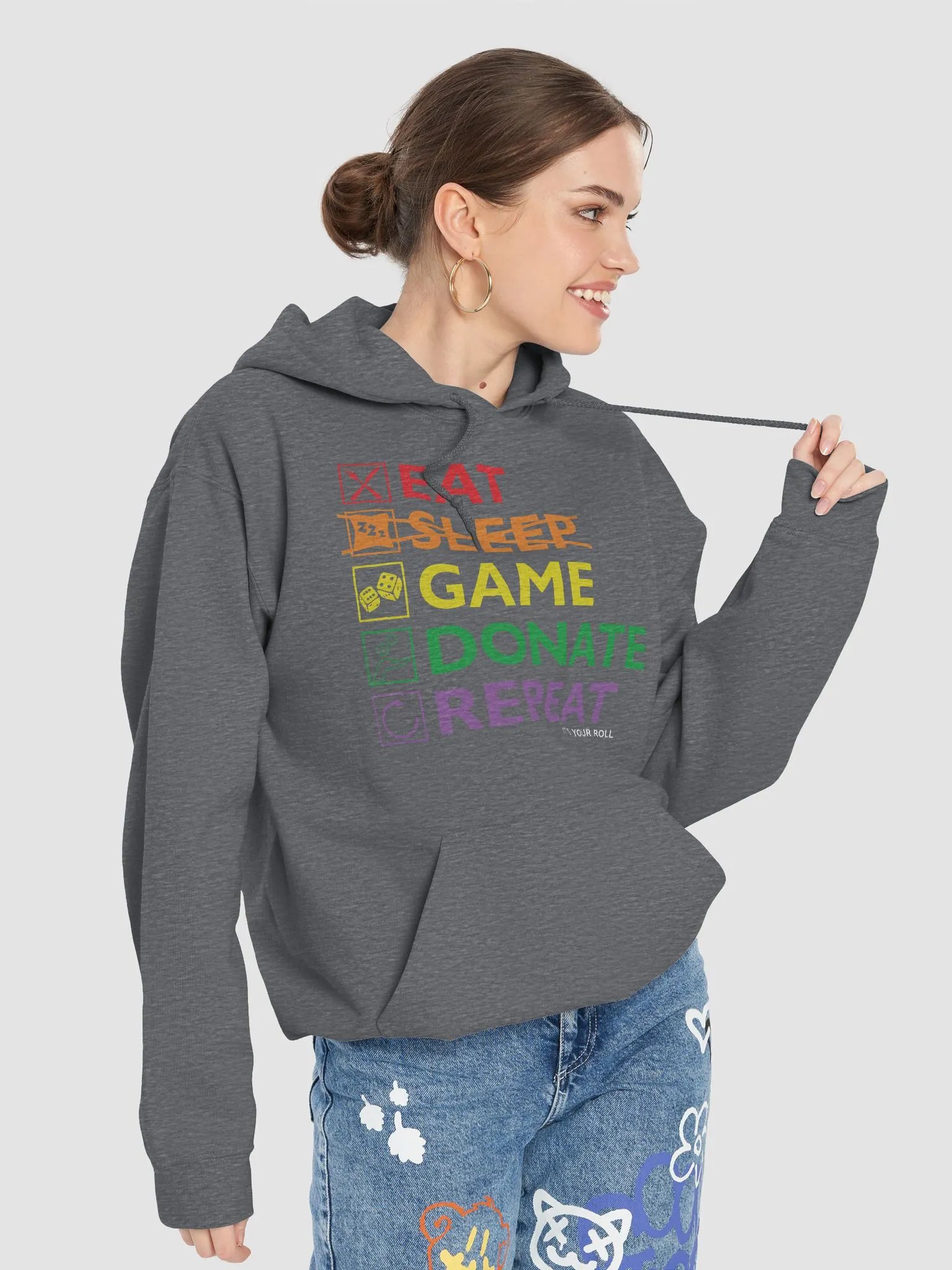 Eat Game and Donate to Extra Life Hoodie product image (25)