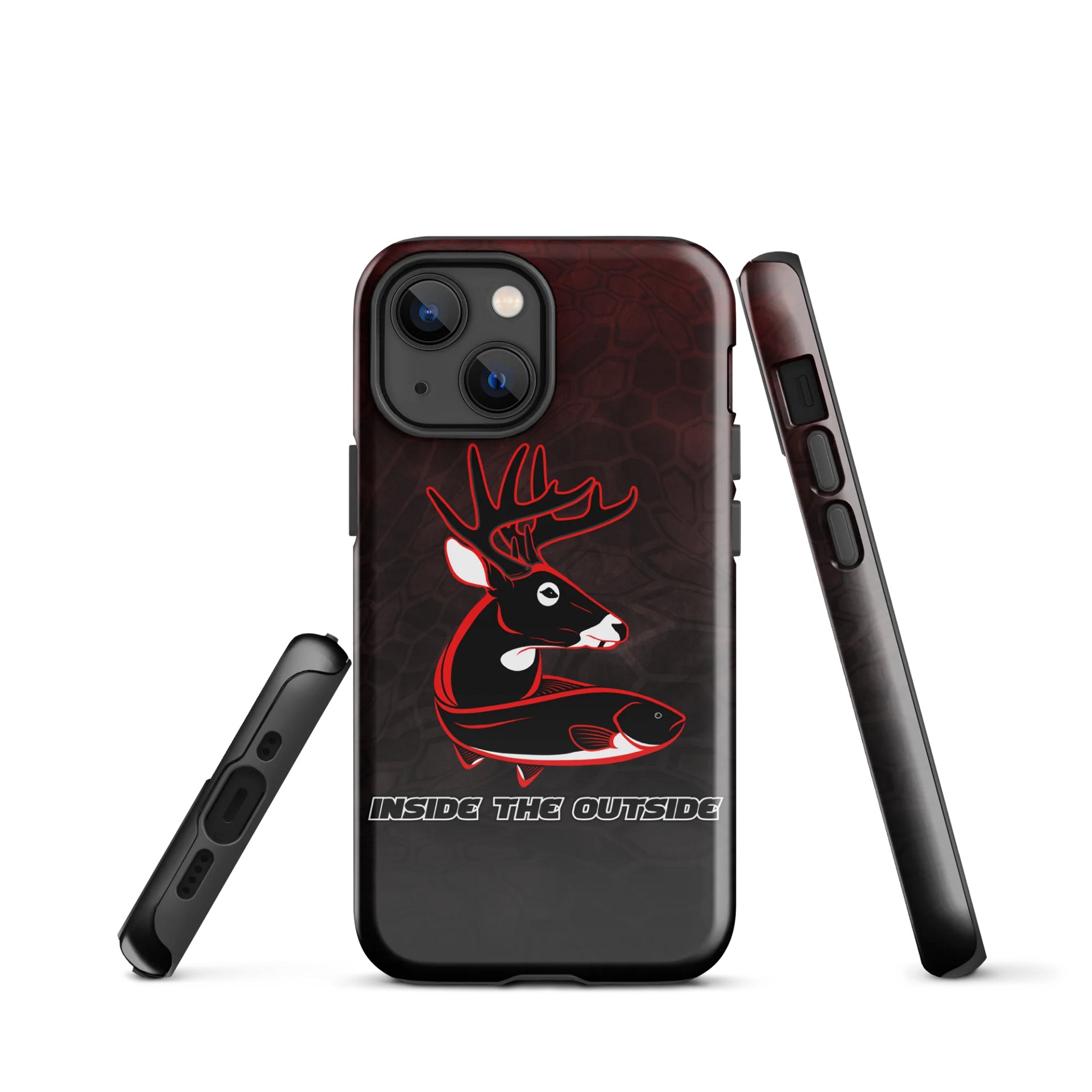 iPhone Red & Black Kryptek Camo Case product image (1)