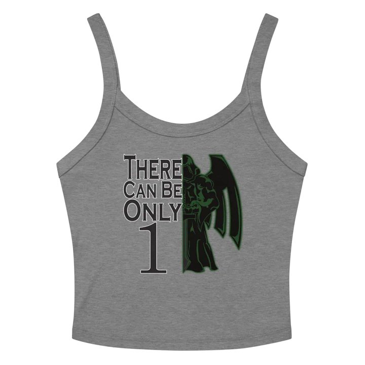 Highlander Roll1 Green Ribbed Tank Top product image (13)