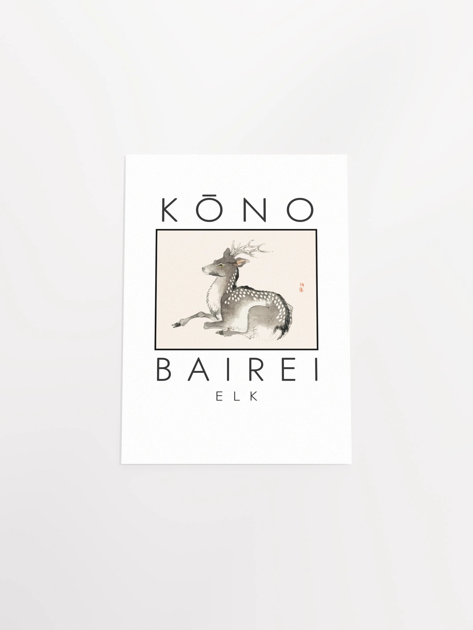 Kono Bairei Elk Poster product image (31)