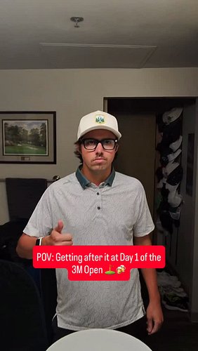 Come get after it with @bossman_10k at Day 1 of the @3mopen ⛳️🍻....

#3mopen #pgatour #minnesota