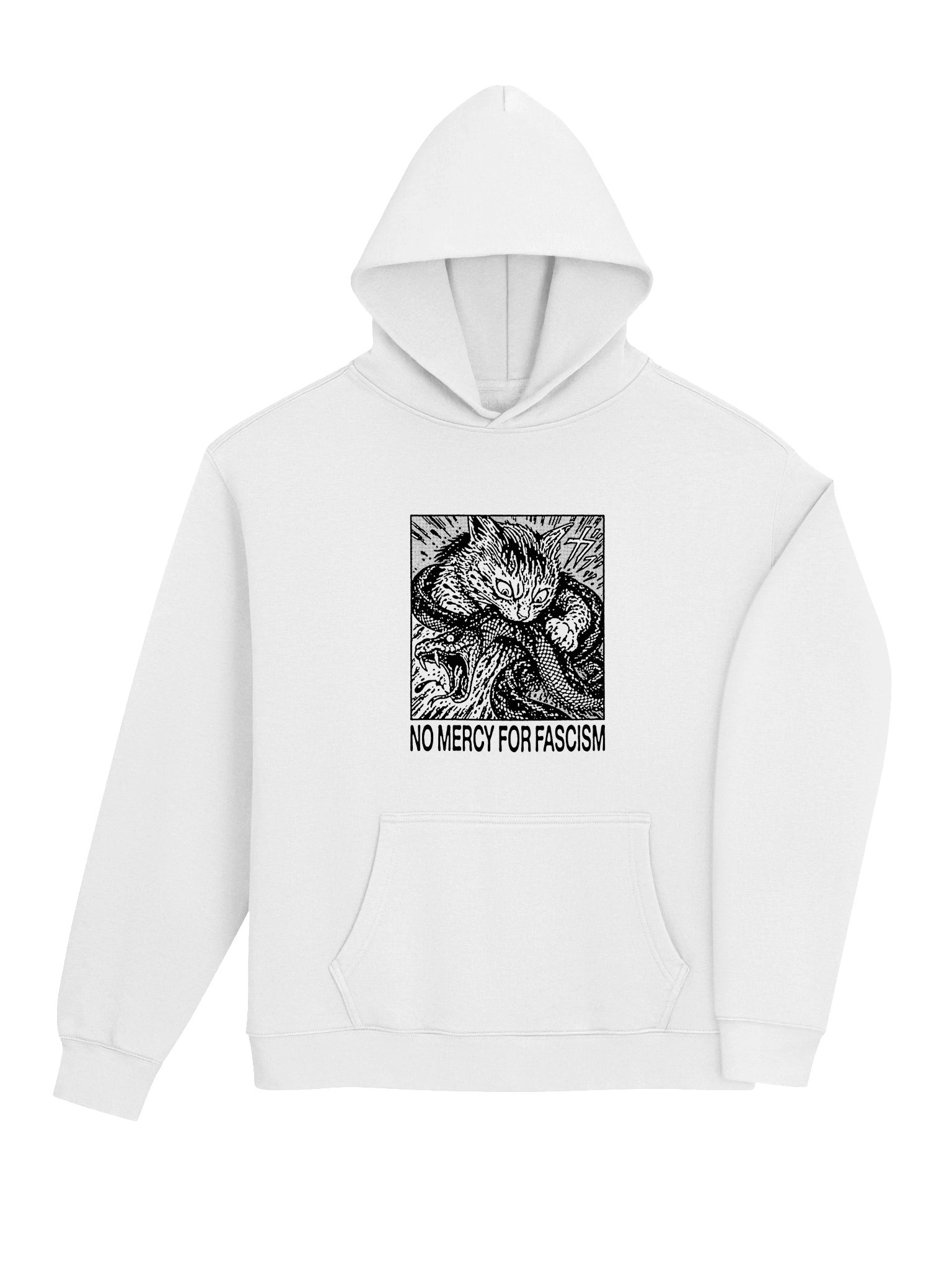 NO MERCY - Hoodie. white vers. product image (28)