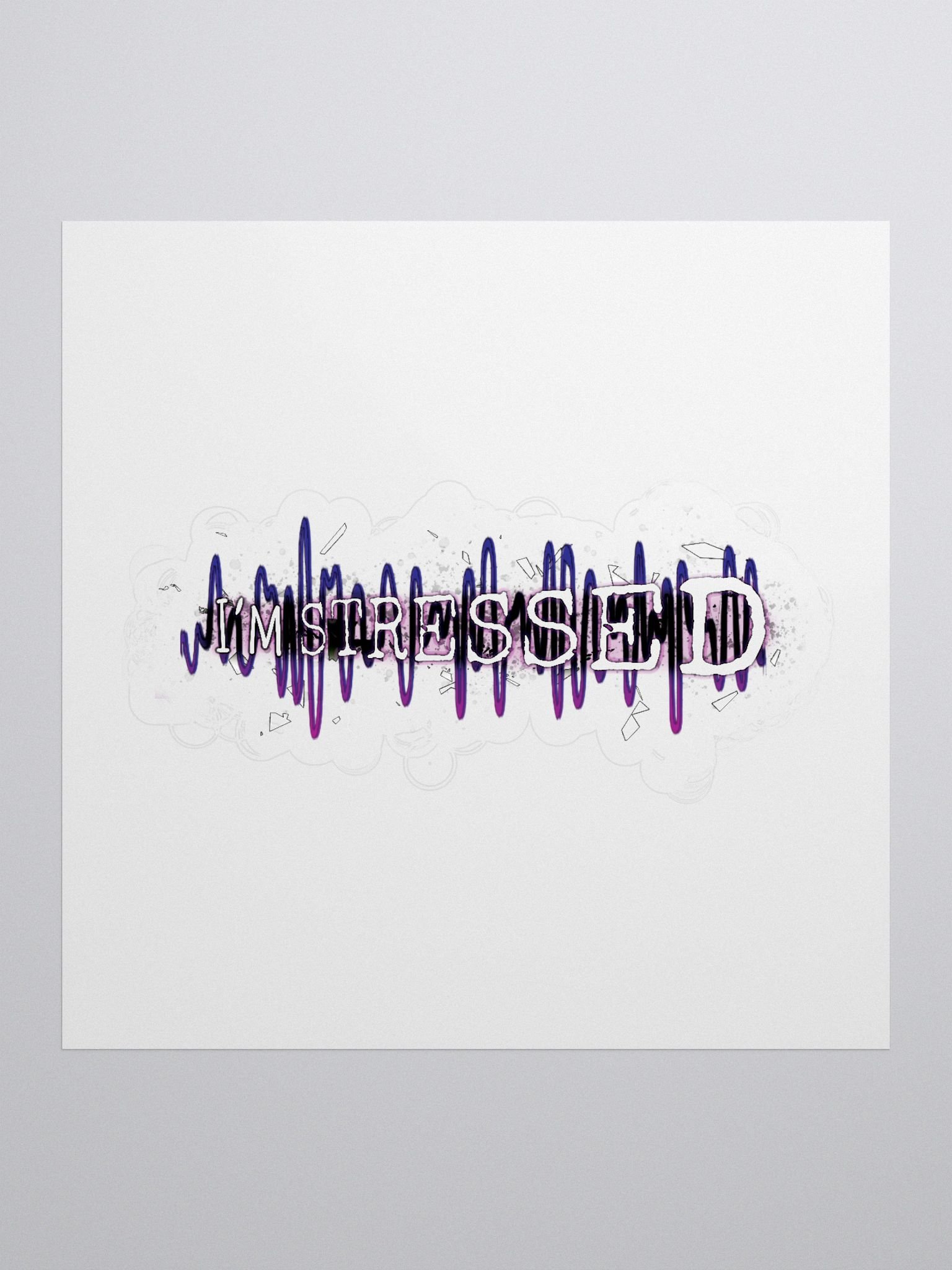 I'm Stressed Sticker product image (1)