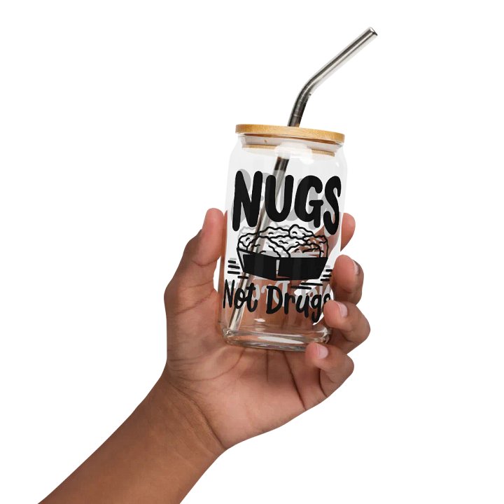 Nugs Not Drugs - Can-Shaped Glass product image (2)