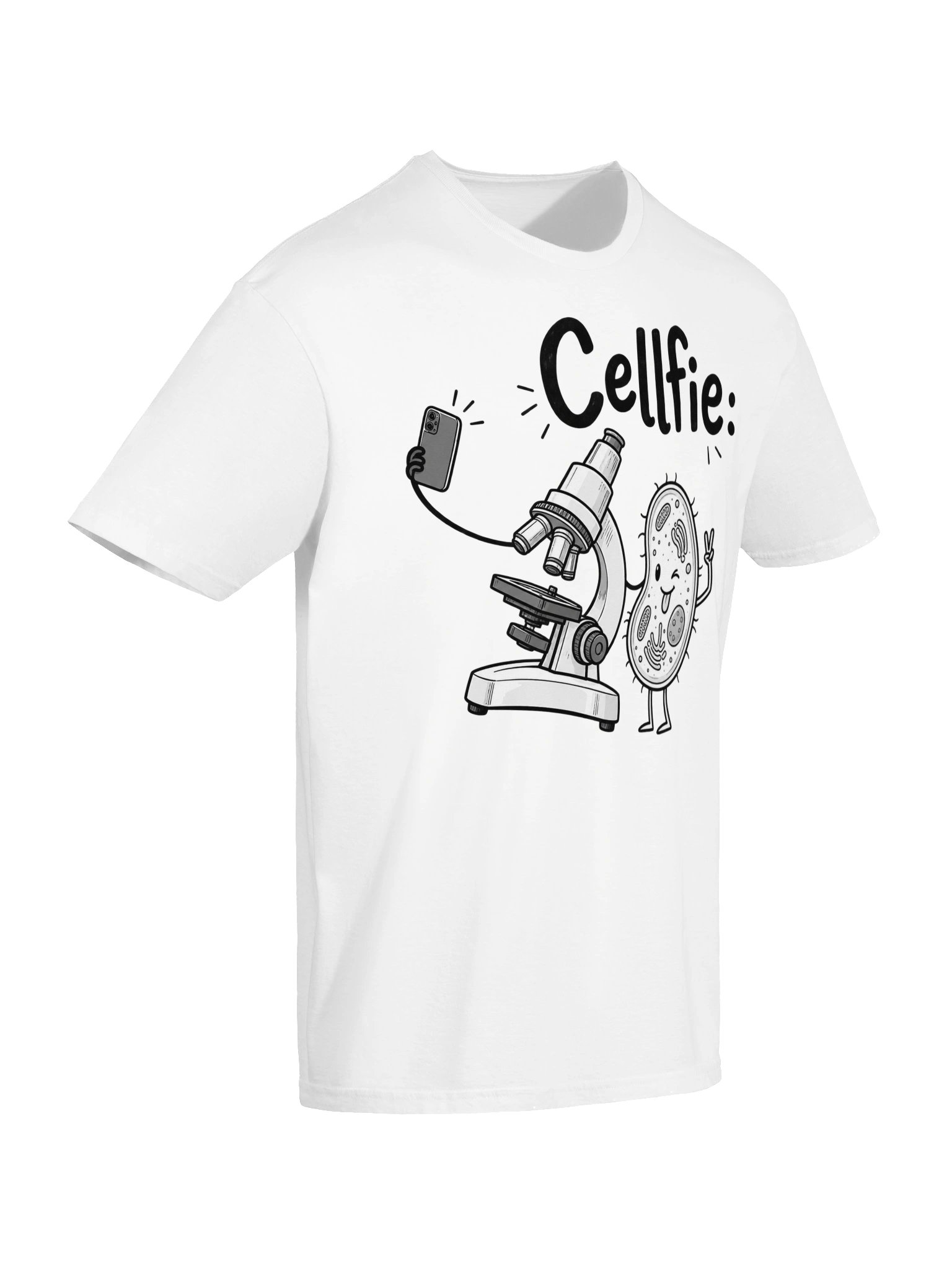 Cellfie – Funny Cell & Microscope Science T-Shirt product image (36)