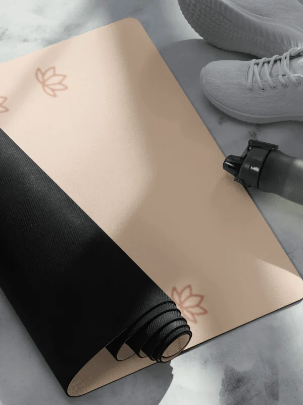 Esterilla de Yoga Antideslizante con Base de Goma y Superficie de Microsuede (61 × 173 cm) product image (4)