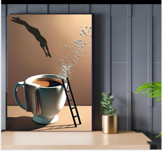 Coffee Diver Poster Wall Art product image (5)