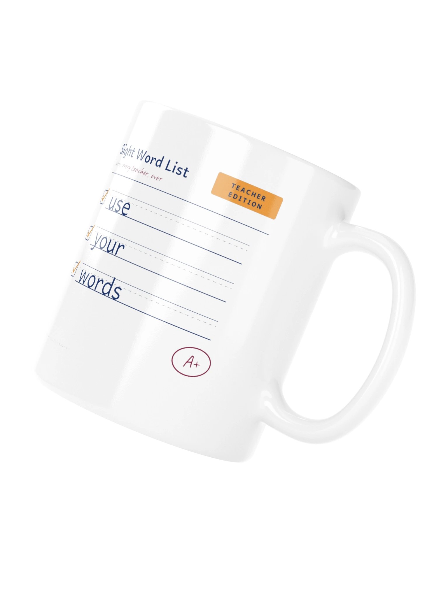 Use Your Words Teacher Mug product image (4)