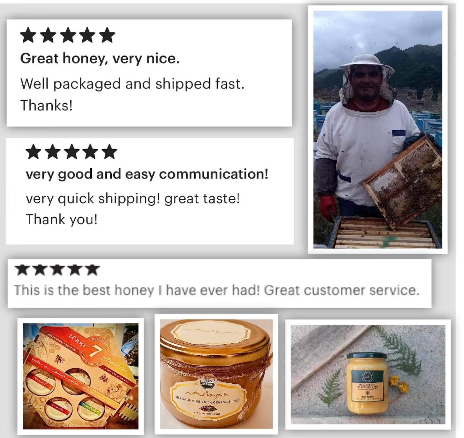 Raw Honey Gift Set from 7 Regions of Armenia product image (7)