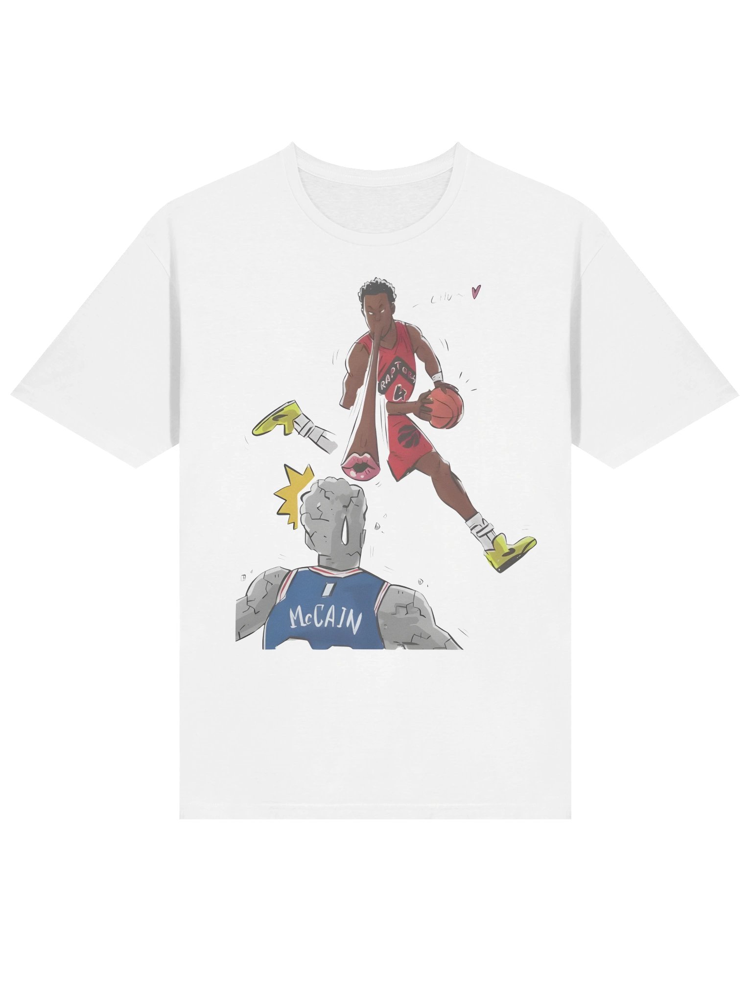 Scottie Barnes Blew A Kiss At Jared McCain T-Shirt product image (2)