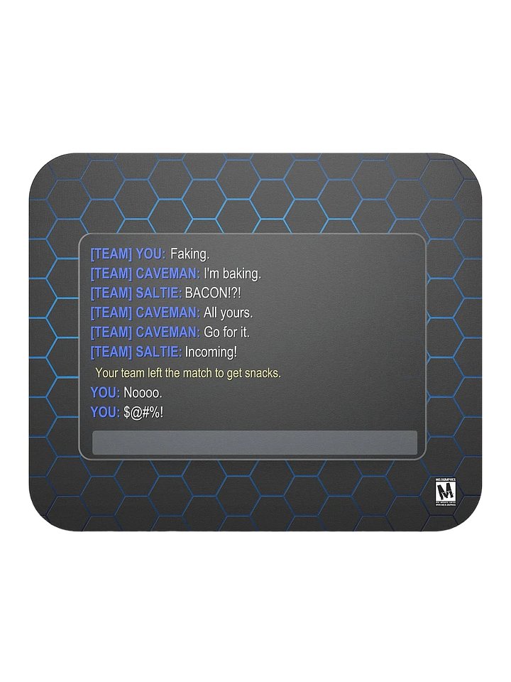 Carball Quick Chat Champ: Snacks - Mouse Pad | #MadeByMELO product image (2)