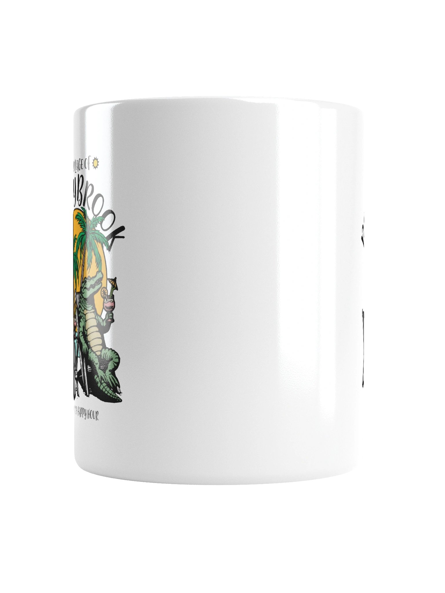 The Village of Bonnybrook TV Florida USA Fun Manatee Alligator Design Coffee Mug product image (16)