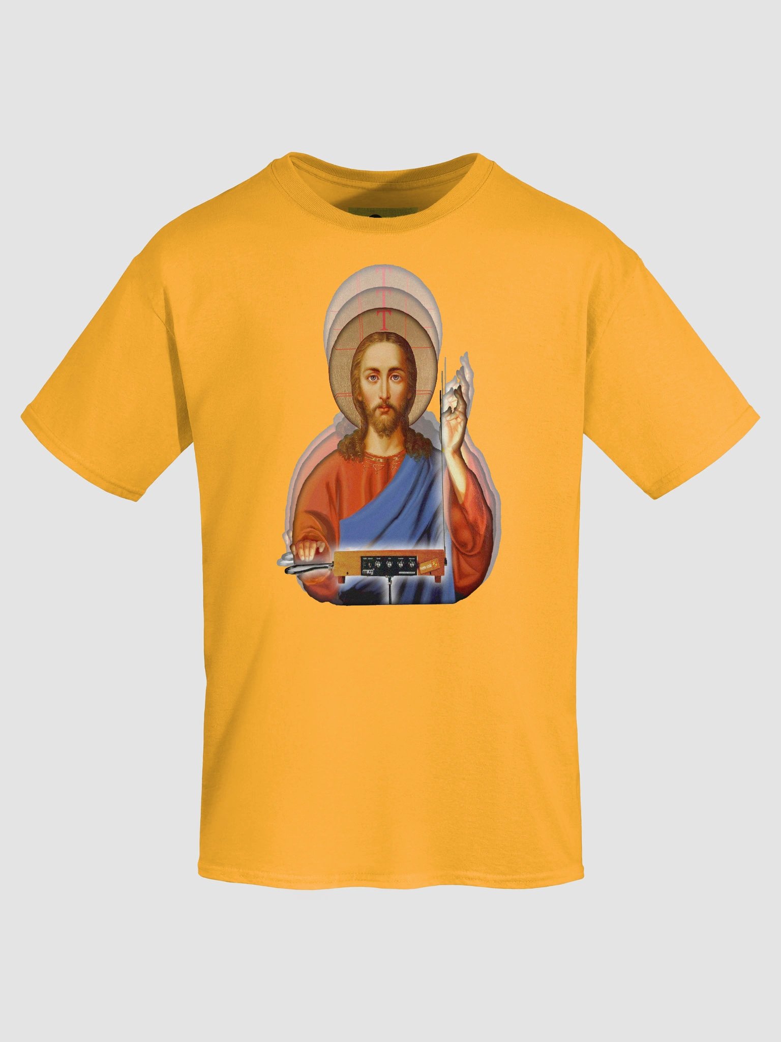 The Holy Theremin by Frank Fonik, Techno EDM Unisex t-shirt product image (7)