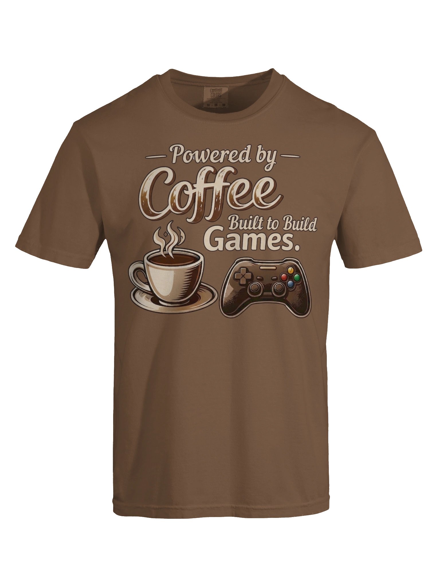 Powered by Coffee. Shirt product image (19)