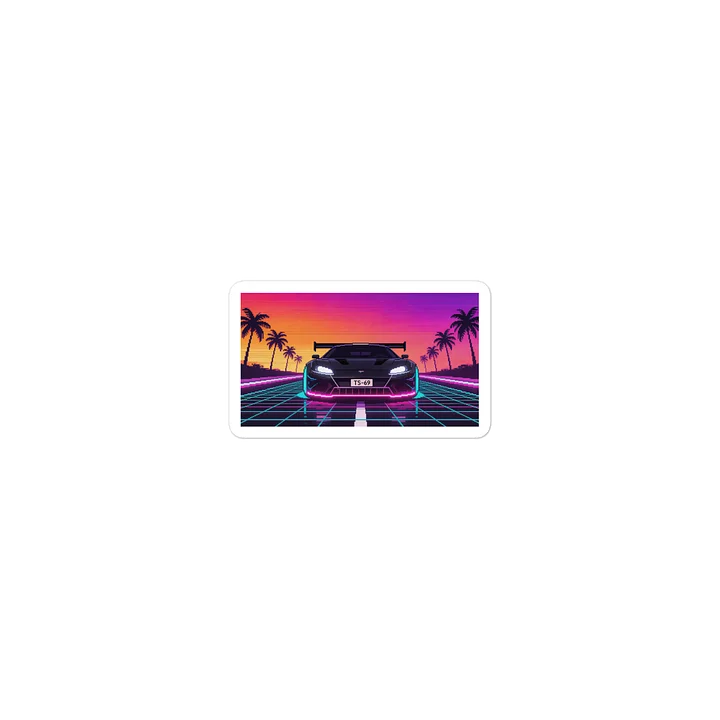 TS-69 Sunset | Retro Pixel Art | Sticker product image (2)